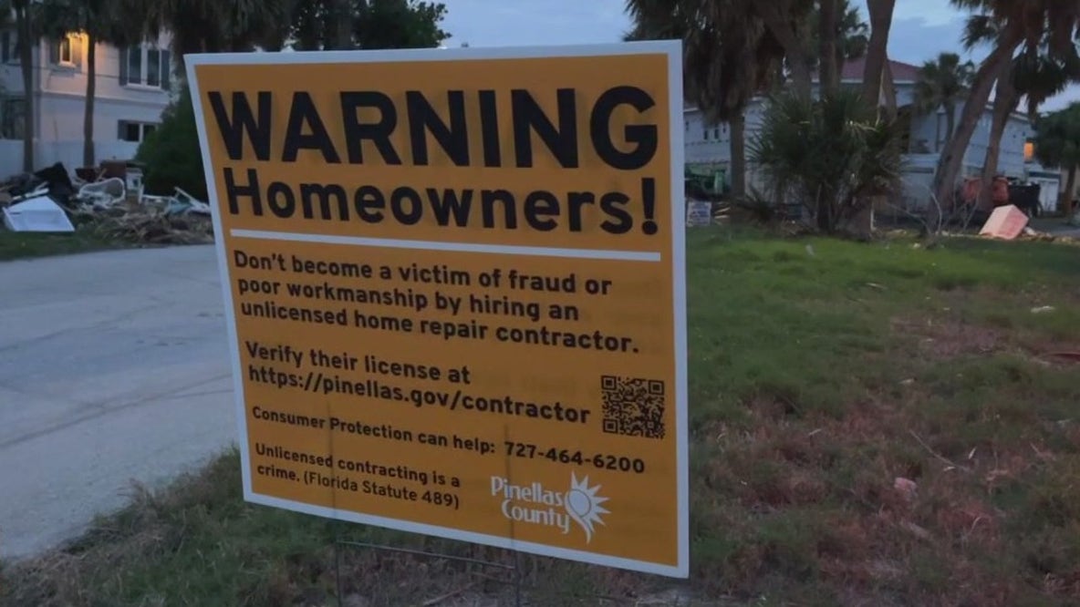 Unlicensed contractor bust in Pinellas County